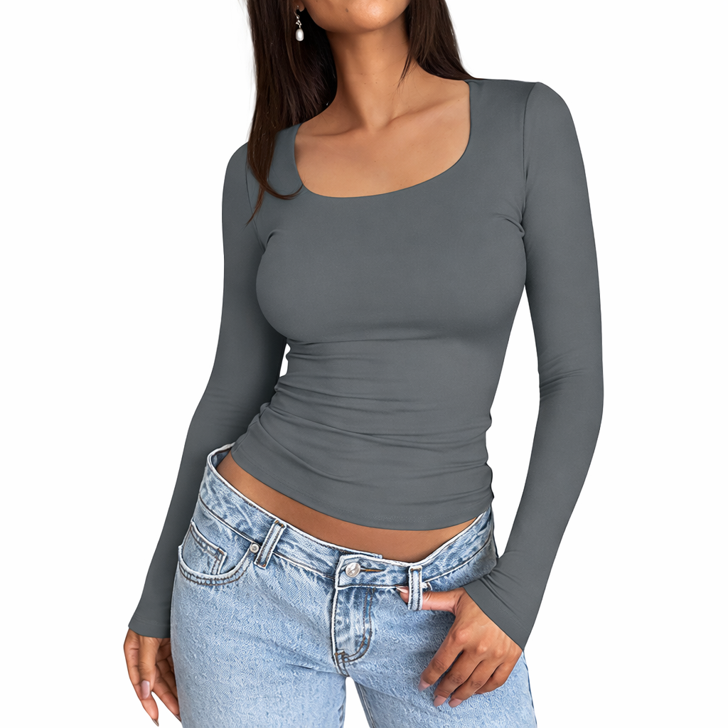 Miranda | 2X1 Top Elegante de Manga Larga Sculpt