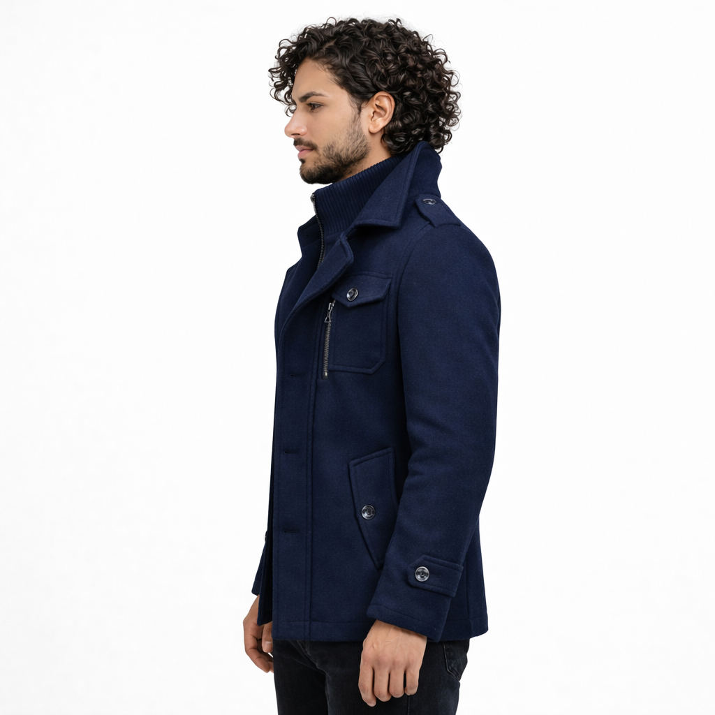 Andrei | Abrigo Clásico Tipo Chaquetón