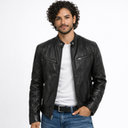 Dante | Chaqueta de Cuero Biker