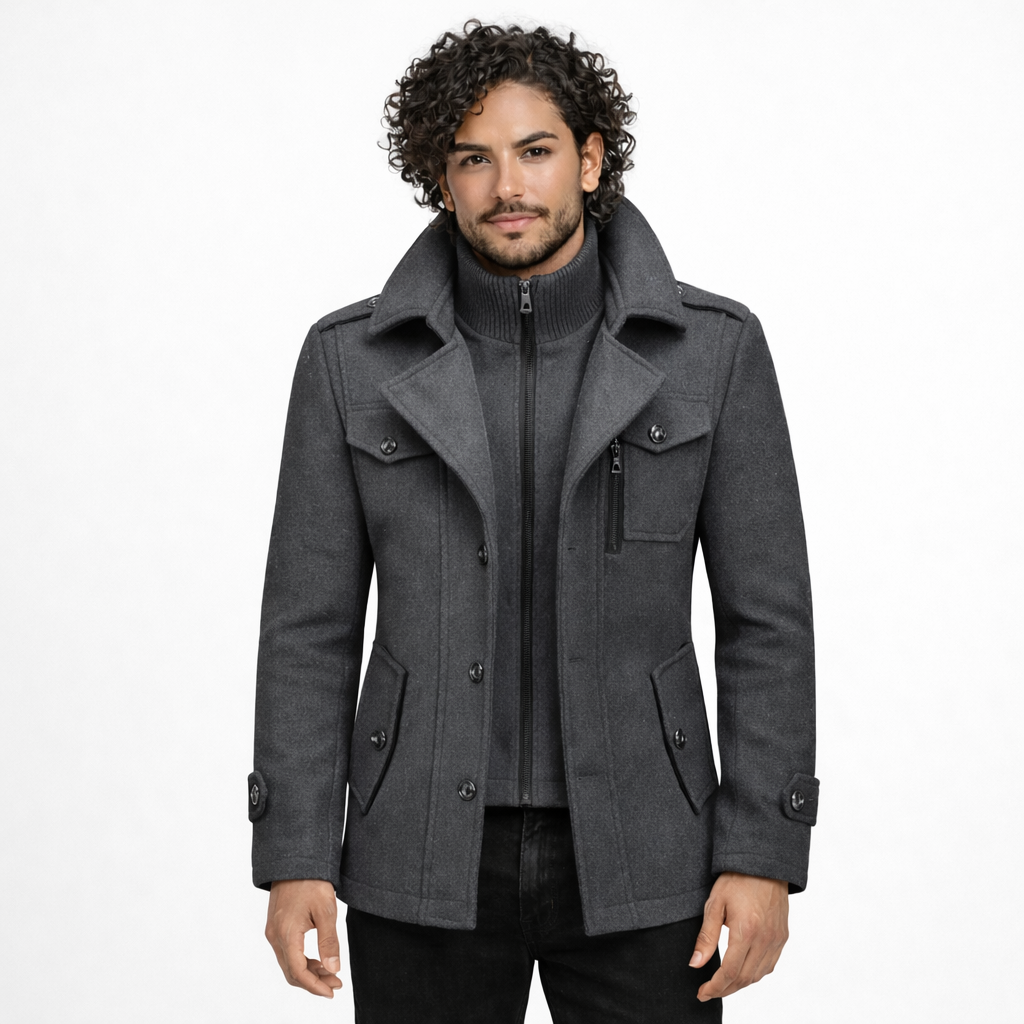 Andrei | Abrigo Clásico Tipo Chaquetón