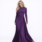 Naiara ❘ Vestido maxi con nudo lateral