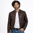 Dante | Chaqueta de Cuero Biker