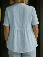 Marina | Blusa Camisera Casual Elegante