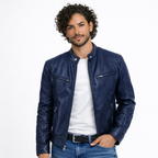 Dante | Chaqueta de Cuero Biker