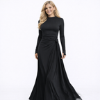 Naiara ❘ Vestido maxi con nudo lateral