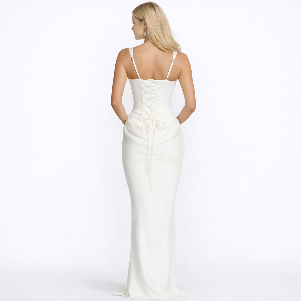 Leonor | Vestido Maxi de Escote Cuadrado