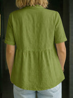 Marina | Blusa Camisera Casual Elegante