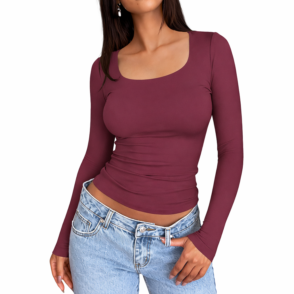 Miranda | 2X1 Top Elegante de Manga Larga Sculpt