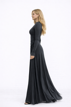 Naiara ❘ Vestido maxi con nudo lateral