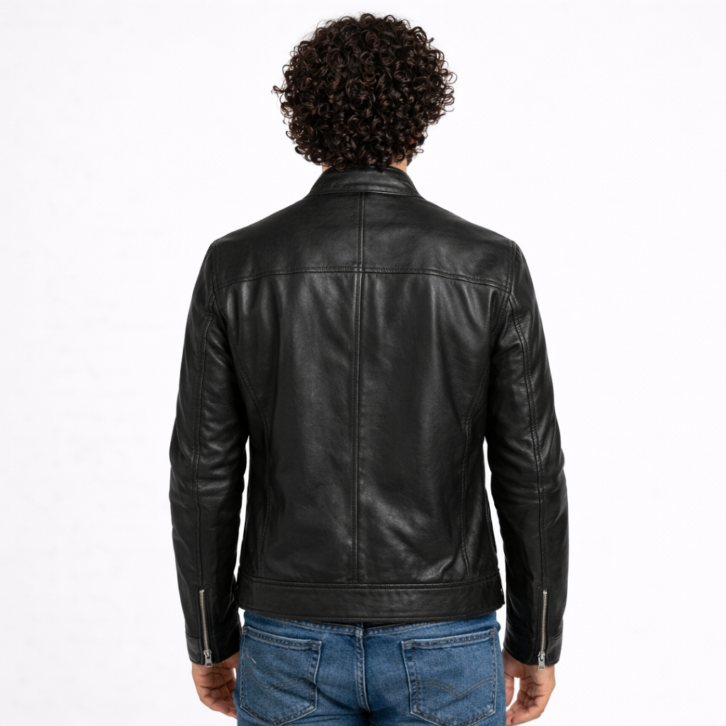 Dante | Chaqueta de Cuero Biker