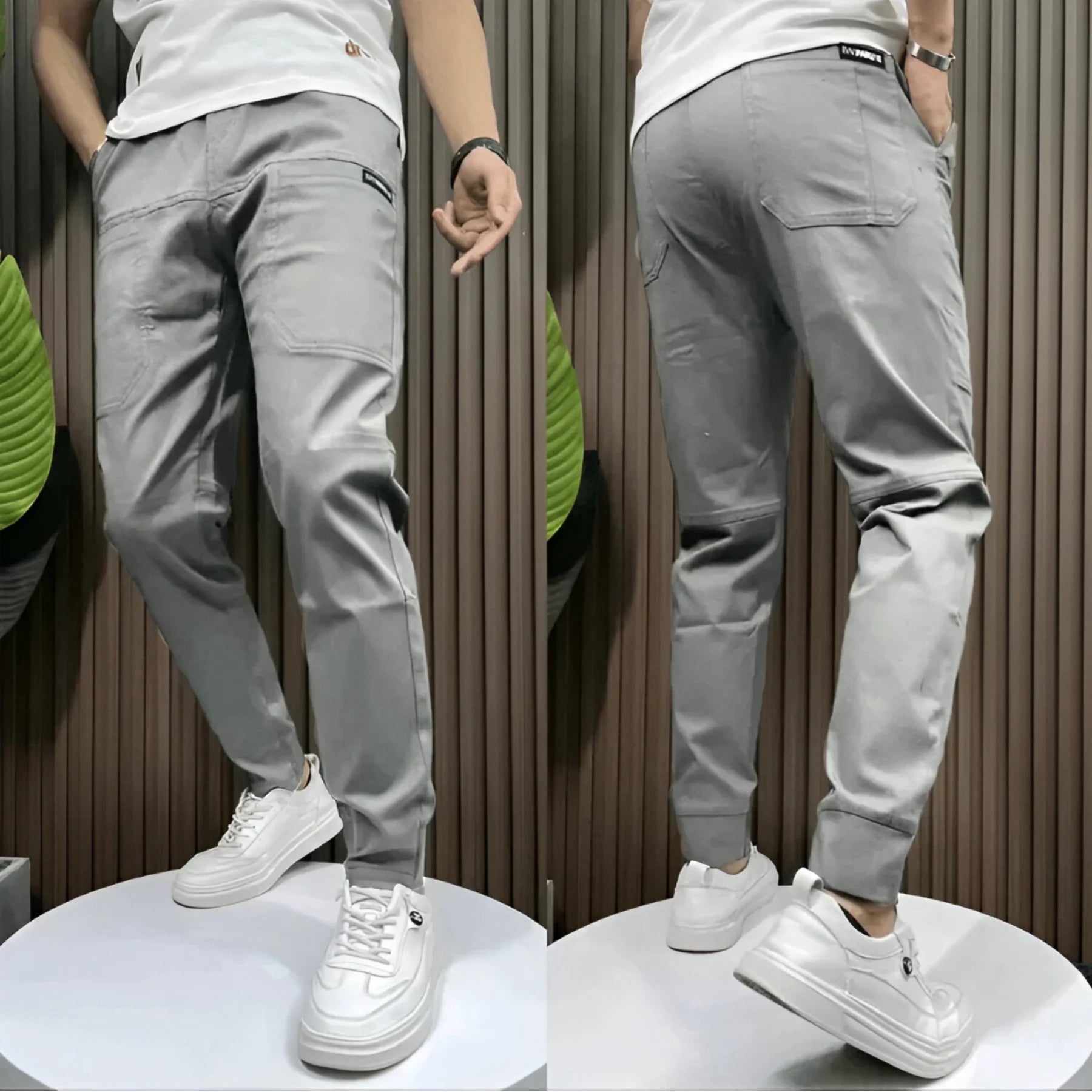 Tomas | Pantalones Cargo Elasticos Premium