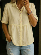 Marina | Blusa Camisera Casual Elegante