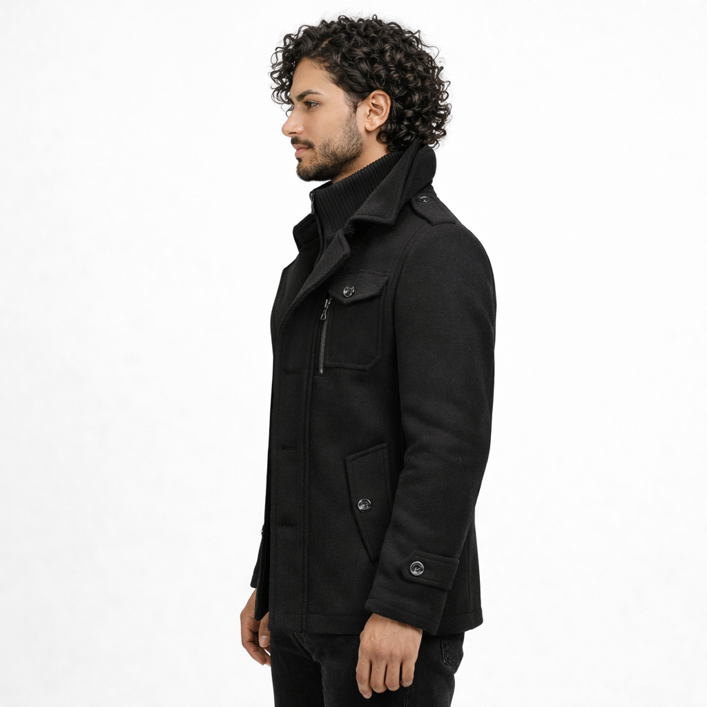 Andrei | Abrigo Clásico Tipo Chaquetón