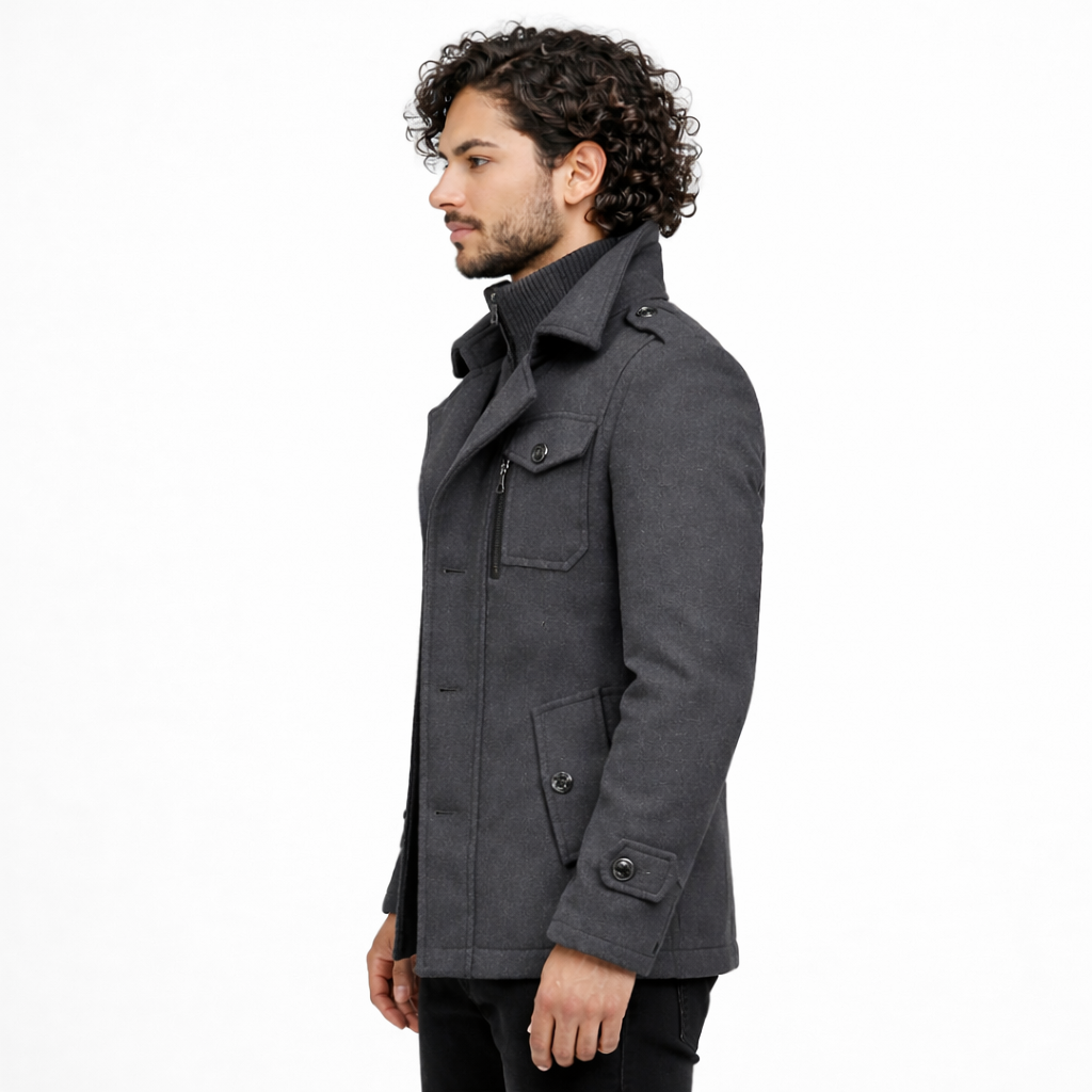 Andrei | Abrigo Clásico Tipo Chaquetón