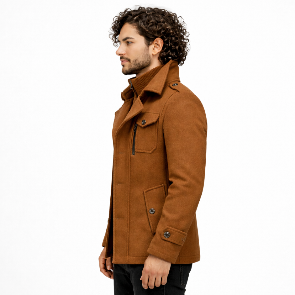 Andrei | Abrigo Clásico Tipo Chaquetón