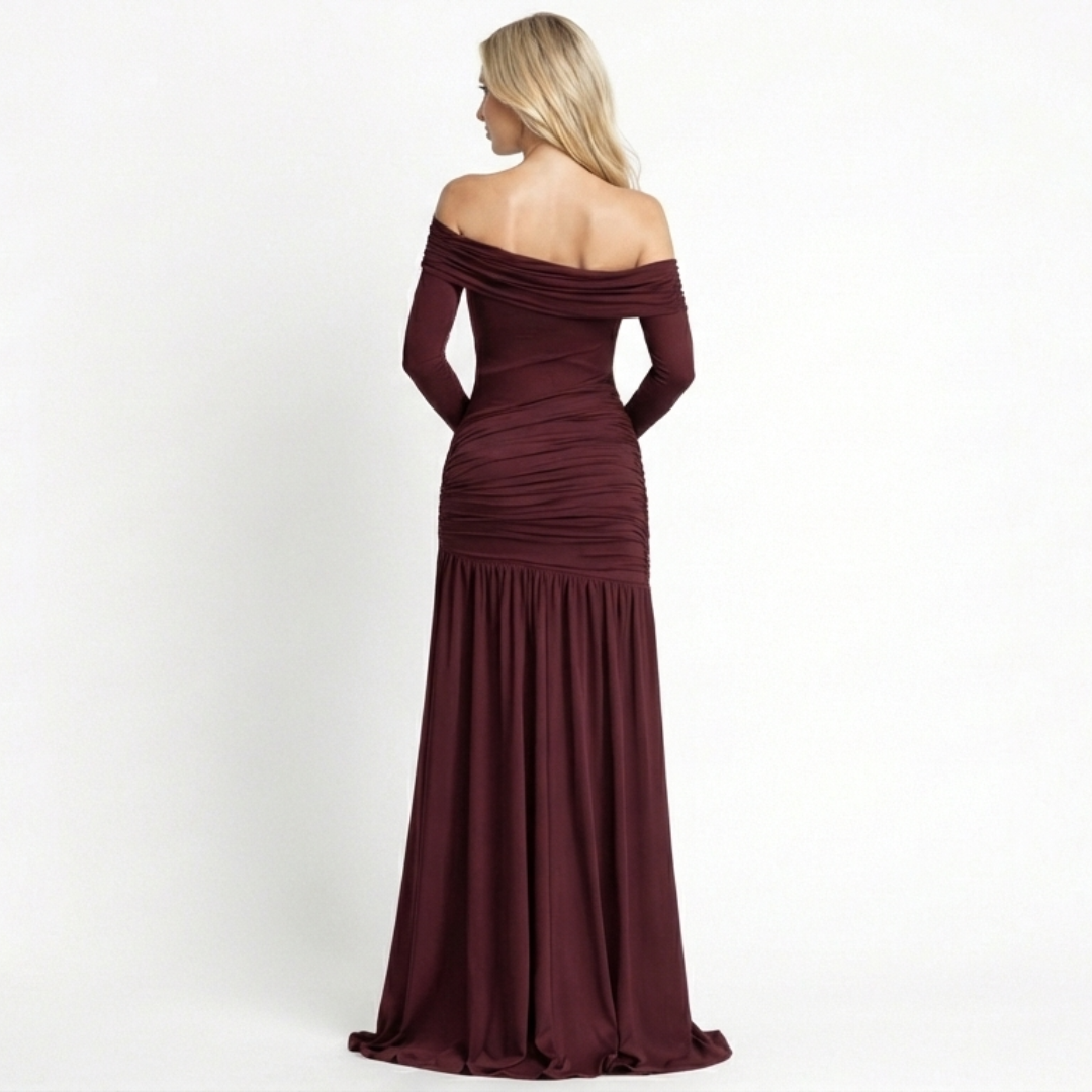 Paola | Vestido Asimétrico Premium con Drapeado