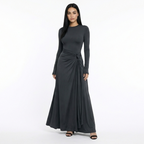 Naiara ❘ Vestido maxi con nudo lateral