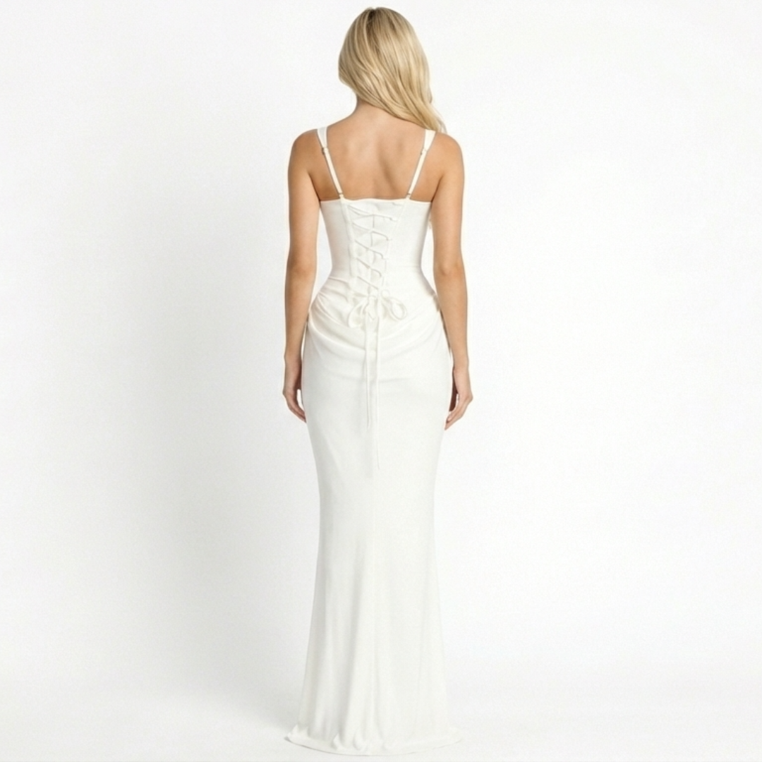 Leonor | Vestido Maxi de Escote Cuadrado