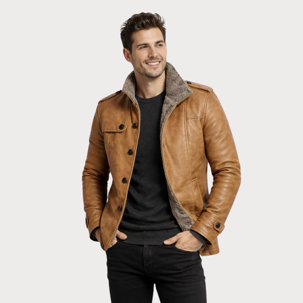 Leonardo | Chaqueta de Cuero Atemporal