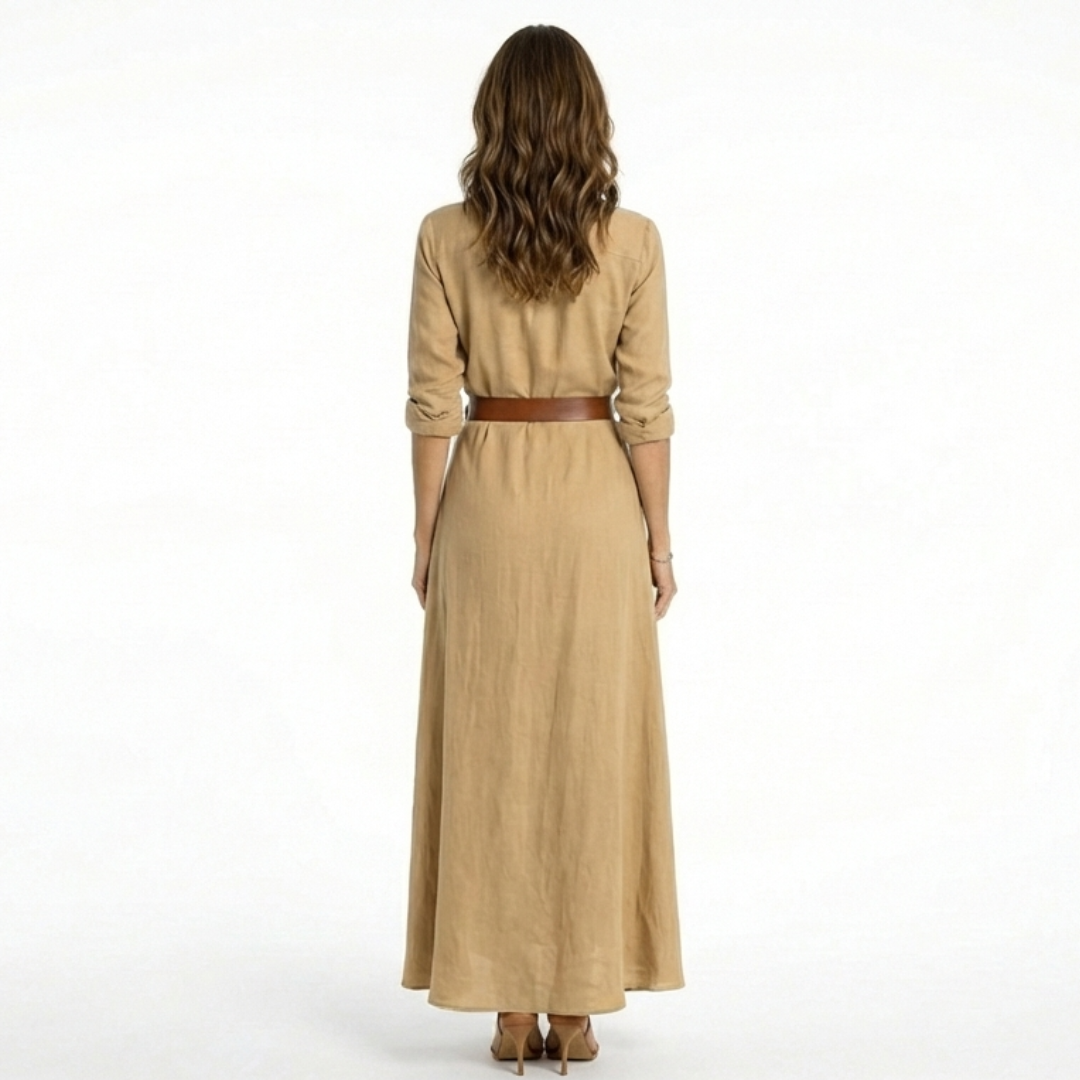 María| Vestido con Cinturón Ajustable