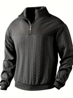 Rafael | Suéter vintage con cremallera para hombre